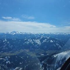 Flugwegposition um 12:19:32: Aufgenommen in der Nähe von Hall, 8911 Hall, Österreich in 2358 Meter